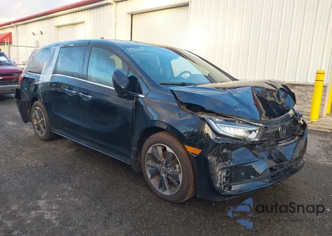 2024 Honda Odyssey Elite z USA, uszkodzony, nr VIN 5FNRL6H94RB020089